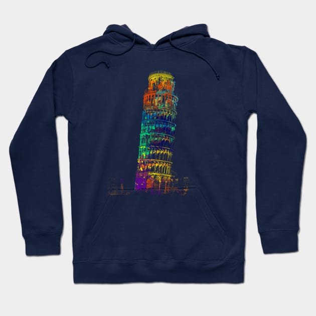 Leaning Tower of Pisa Hoodie by Seraphine